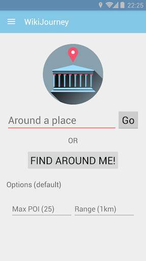 WikiJourney app screenshot 1