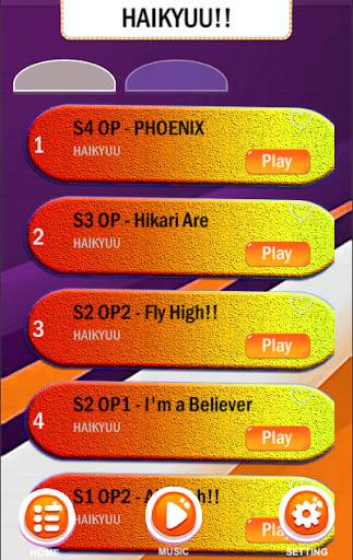 Game Piano - Haikyuu!! 2020 screenshot 2