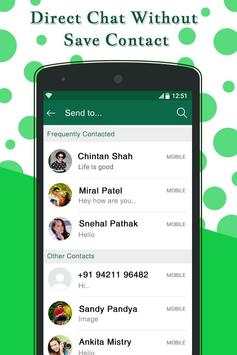 Direct Whatsapp Chat Without Save Contact screenshot 2