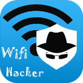 Wifi Hacker simulated icon