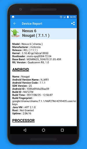 Informasi CPU: Info Perangkat dalam 3D VR screenshot 10