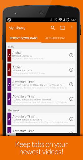Videostream Chromecast: Mobile screenshot 7