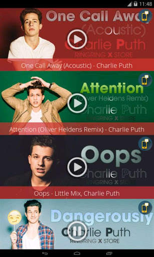 Charlie Puth - Ringtones For You screenshot 2