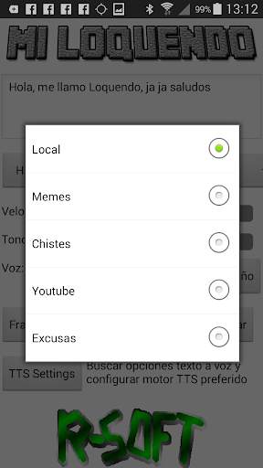 My Loquendo screenshot 3