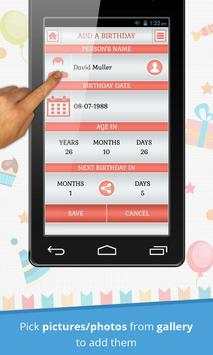 Birthday Reminder скриншот 2
