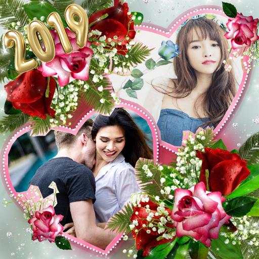 Love Photo Frame | love dual photo frame 2019heart 1.1