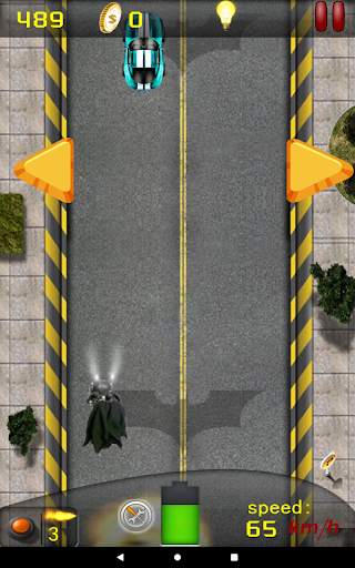 Bat Superhero Game: BatPod ride screenshot 11