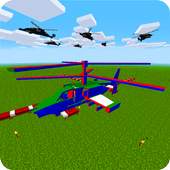 Mods Helicopter for Minecraft PE MCPE W.1.2