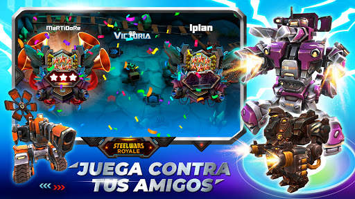 Steel Wars Royale - Juego Robots Estrategia screenshot 3