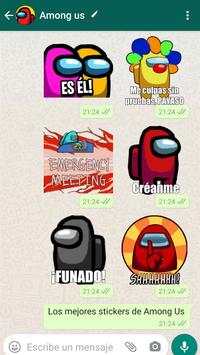 🚀 Stickers de Among Us para WhatsApp screenshot 2