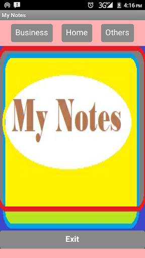 My Notes screenshot 1