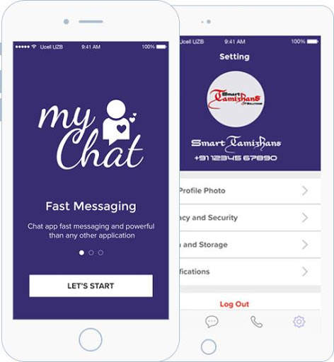 My Chat - Private Chat Application demo screenshot 1
