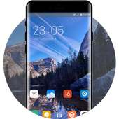 Theme for natural lake xiaomi redmi note4 icon