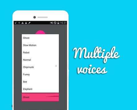 Funny changer voice screenshot 1
