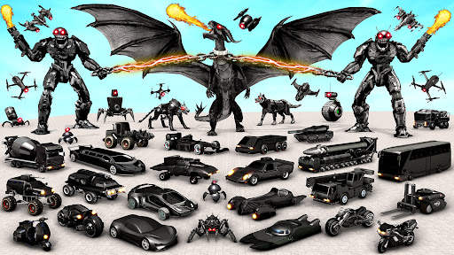 Bee Robot Car Transform Games screenshot 1