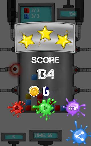Suction Paint Labs: Match 3 Physics Block Game screenshot 10
