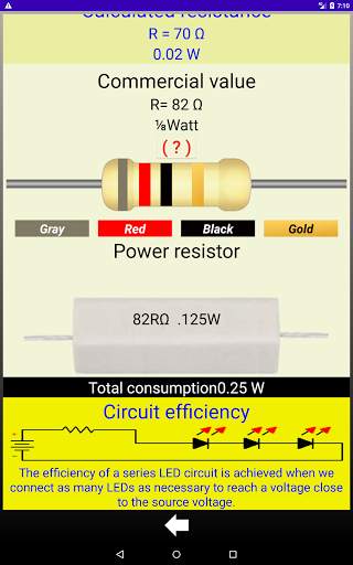 Led Resistor Calculator स्क्रीनशॉट 12