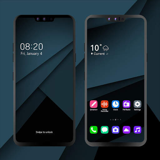 Black Theme for LG UX9 (Android 10) screenshot 2