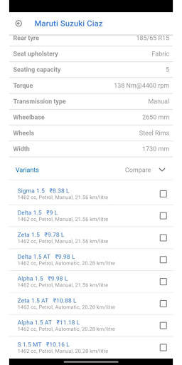 Incarco: Buy New Car & Bike, EMI, Compare Car/Bike screenshot 3