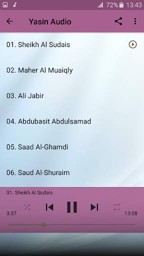 Surah Yasin Offline Mp3 screenshot 2