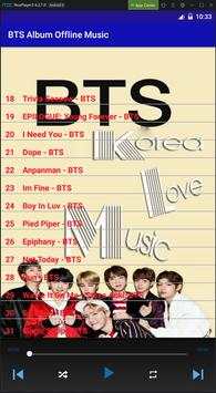BTS 앨범 오프라인 음악 screenshot 2