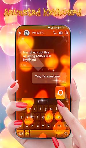 Lava Lamp Animated Keyboard   Live Wallpaper screenshot 2