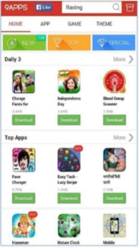 Guide for 9app Mobile Market apps 2021 скриншот 1