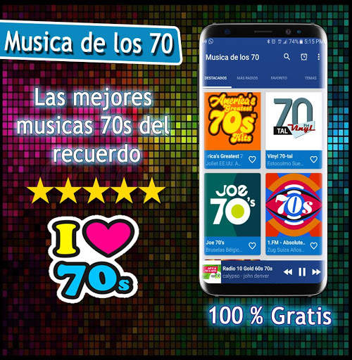 70 Music Radio screenshot 1