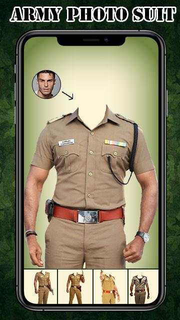 Suit : Army Suit Photo Editor - Army Photo Suit screenshot 3