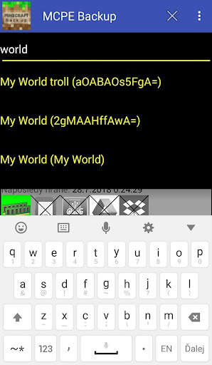 MCPE Backup screenshot 2