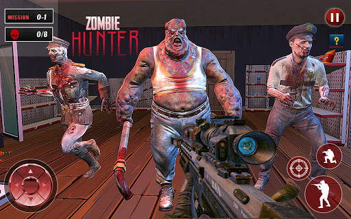 Zombie Shooter Frontier 3D Game - Sniper FPS 2021 screenshot 2