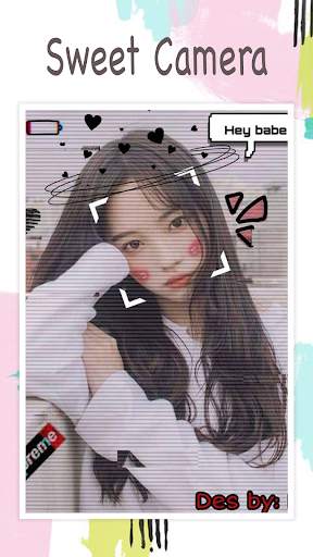 Live face sticker sweet camera screenshot 3