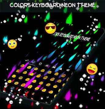 Colors Keyboard Neon Theme screenshot 2