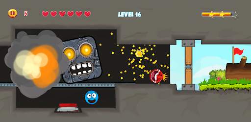 Red Hero 4 - red bounce ball 5 screenshot 3
