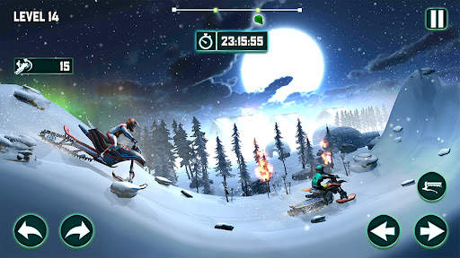 Snow Mountain Bike Stunts Game screenshot 1