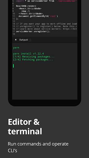 Dcoder, Compiler IDE :Code & Programming on mobile screenshot 1