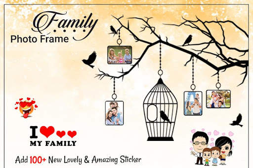 Family Photo Frame-Family Collage Photo 4 تصوير الشاشة