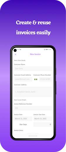 Billing - Invoice, Receipt & Client Management App स्क्रीनशॉट 2