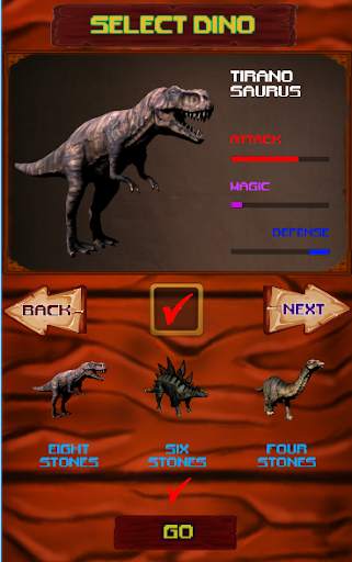 Dino King - Stone Battle скриншот 3