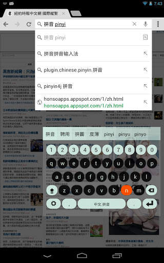 Chinese Keyboard Plugin screenshot 10