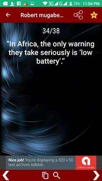 Robert Mugabe Quotes screenshot 4