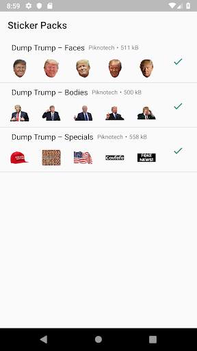 Dump Trump for WhatsApp screenshot 1