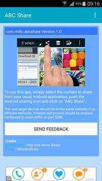 ABC Share WiFi Direct Sharing screenshot 1