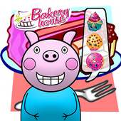 Cake Shop Pig Eat Shopkins Bar logo