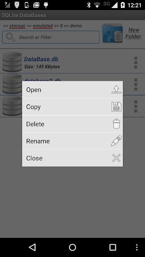 SQLite DataBases Explorer screenshot 3