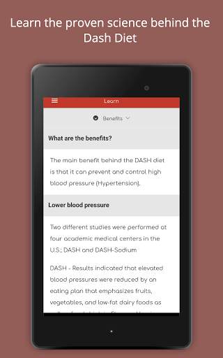 My Dash Diet: Food Tracker and Low Sodium Recipes скриншот 15