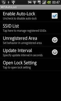 WiFiAutoLock screenshot 1