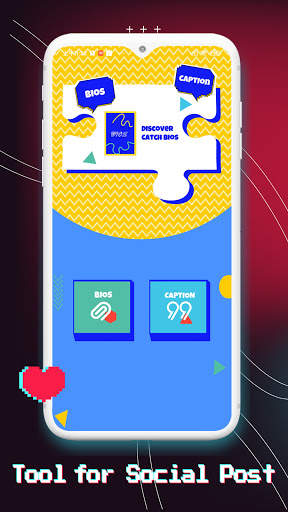 Bio Hero & Captions for Social Post screenshot 2
