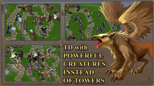 Heroes 3 and Mighty Magic:TD Fantasy Tower Defence 2 تصوير الشاشة