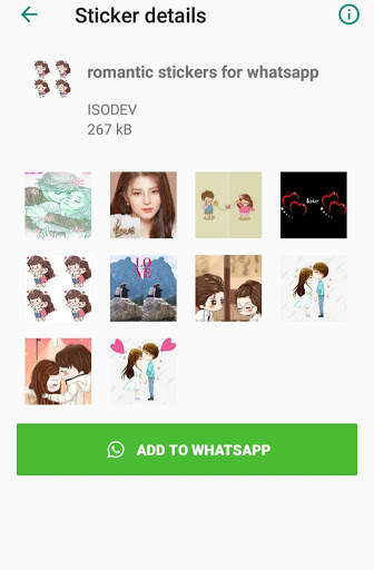 beautiful romantic stickers for whatsapp screenshot 3